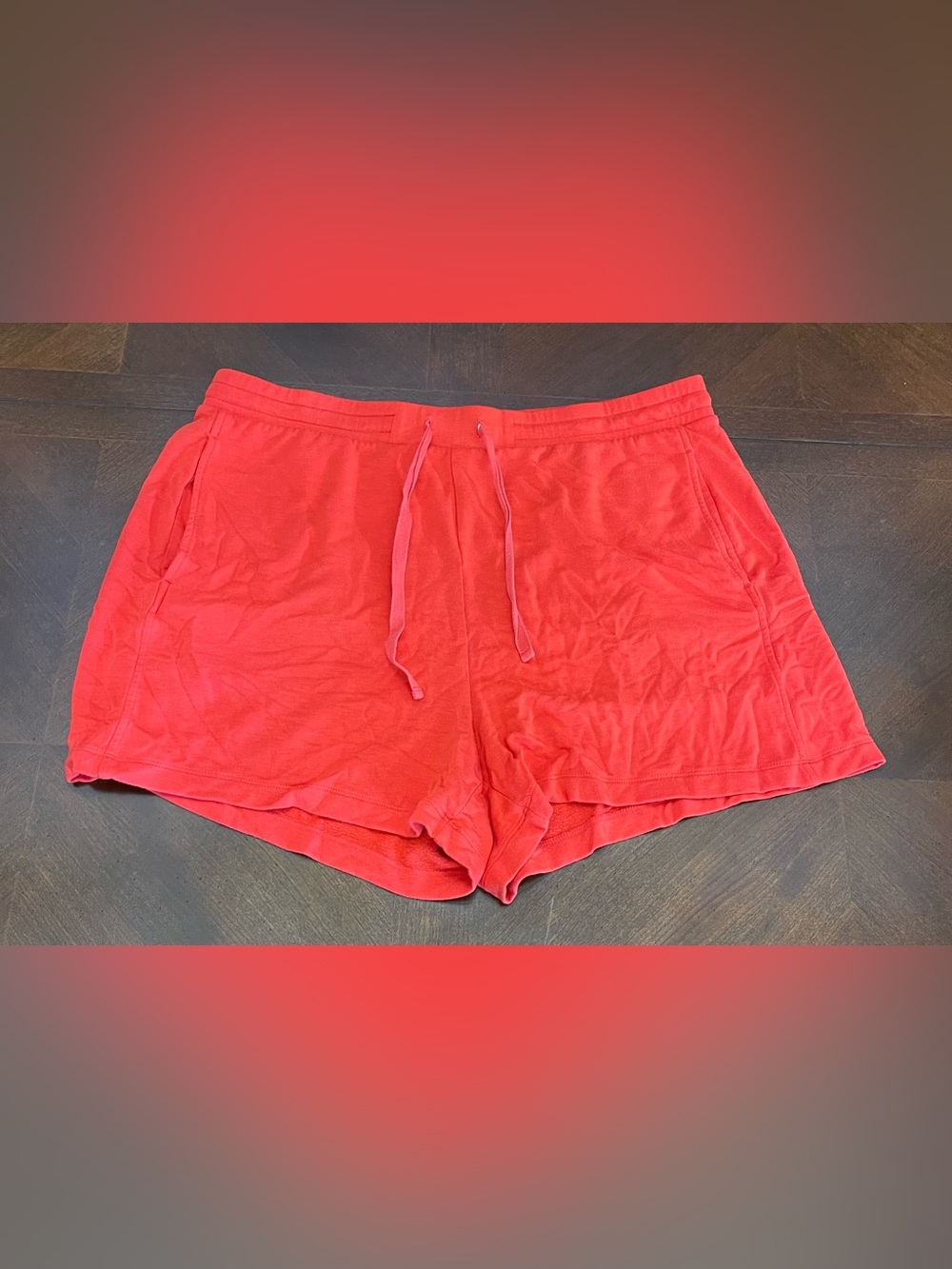LOFT Lou & Grey Women's Red Drawstring Athletic Shorts